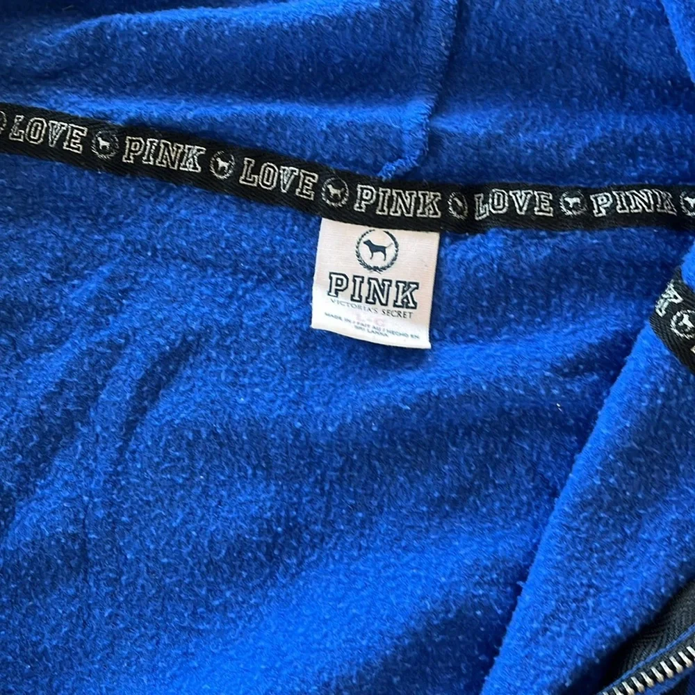 PINK blue long hoodie - Picture 4 of 4